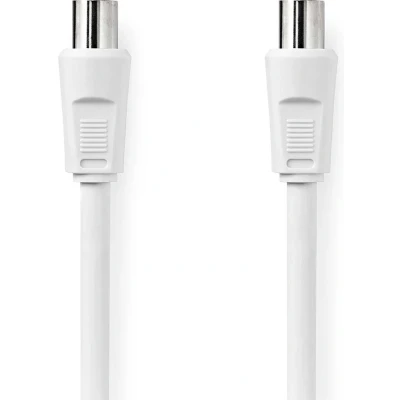 Afbeelding van Nedis Csgb40000Wt50 Coaxkabel 90 Db Iec (Coax) Male Female 5,0 M Wit