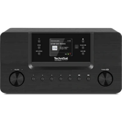 Afbeelding van TechniSat DigitRadio 570 CD IR stereo tafelradio met internet, DAB+ digital radio, en USB, zwart