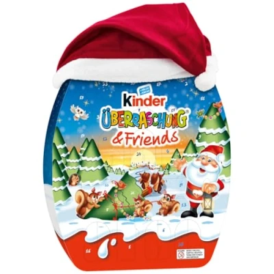 Afbeelding van kinder Überraschung adventskalender &amp; Friends met lekkere chocoladespecialiteiten 1 kalender 404 g