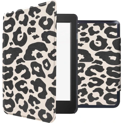 Afbeelding van iMoshion Ereader Cover / Hoesje Geschikt voor Kobo Nia Design Sleepcover Bookcase zonder stand Leopard