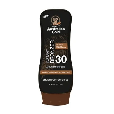 Afbeelding van Australian Gold SPF 30 met Bronzer Lotion 237ml