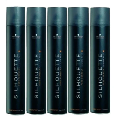 Afbeelding van 15x Schwarzkopf Silhouette Super Hold Spray 500ml bundel/set/pakket Haibu by Kapperskorting.com