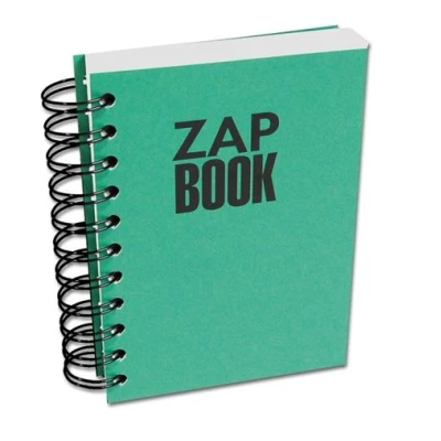 Image de Zap book N8355 Bloc d&#039;esquisse spiralé 14,8 x 21 uni Coloris Assortis