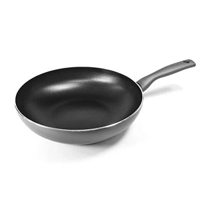 Afbeelding van Moneta Eden Wokpan ø 28 cm Gerecycled Aluminium Zwart