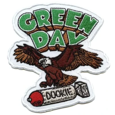 Afbeelding van Green Day Dookie Eagle Patch Wit/Multicolours