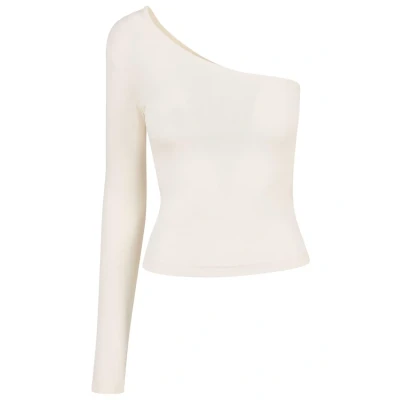 Afbeelding van Urban Classics Longsleeve Longsleeve, Dames, Maat: XS, Whitesand