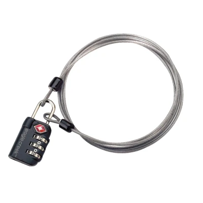 Afbeelding van Eagle Creek 3 Dial TSA Lock &amp; Cable graphite
