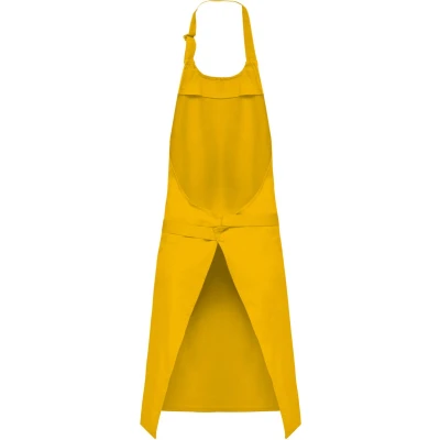 Afbeelding van Schort/Tuniek/Werkblouse Unisex One Size Kariban Yellow 100% Katoen
