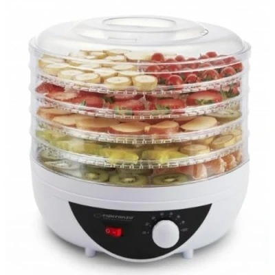 Afbeelding van Esperanza Voedseldroger Transparant Wit 250 W EKD002