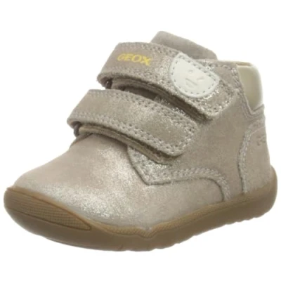 Afbeelding van Geox Macchia Babyschoenen voor kinderen, Maat: 24, Smoke grey Leer/ synthetisch
