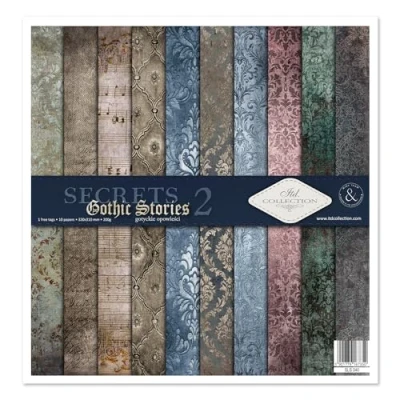 Afbeelding van ITD Collection plakboek set 30 x cm, papier, decoratief knutselen, kaarten maken, papierafmetingen: 310 320 mm (SLS040)