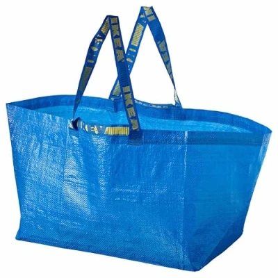 Afbeelding van Ikea Frakta 2 stuks grote boodschappentassen blauw