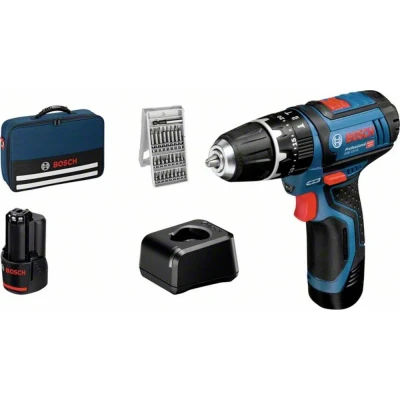 Afbeelding van Bosch Professional GSB 12V 15 Accu klopboormachine Incl. 2 accus