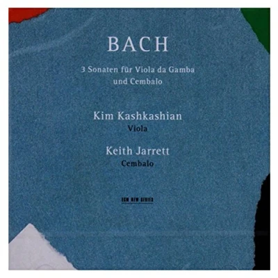 Afbeelding van Keith Jarrett &amp; Kim Kaskashian J.S. Bach: 3 Sonaten Für Viola Da Gamba Und Cembalo (CD)