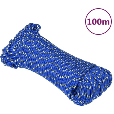 Afbeelding van Boottouw 3 mm 100 m polypropyleen blauw