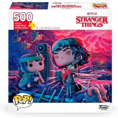Afbeelding van STRANGER THINGS Eddie &amp; Dustin POP Puzzel 500 stukjes