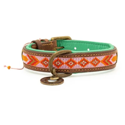 Afbeelding van Dwam Halsband Sweet Mae Roze Hondenhalsband 29 33x2.5 cm