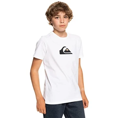 Afbeelding van Quiksilver COMP LOGO TEE Tshirt print voor kinderen, Maat: 140, White