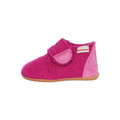 Afbeelding van Giesswein Oberstaufen Pantoffels voor kinderen, Maat: 29, Berry Leer en textiel