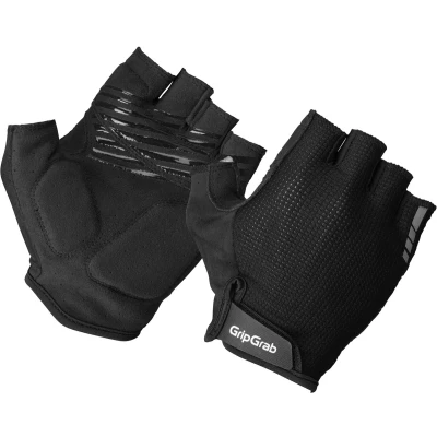Afbeelding van Gripgrab Padded Short Finger Summer Gloves Unisex Handschoenen, Maat: Large, Black