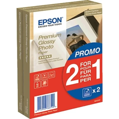 Afbeelding van Epson 10x15cm Premium Glossy 2x40 vel 255g/m²