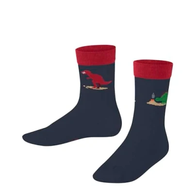 Afbeelding van Falke Dinosaurs Sokken voor kinderen, Maat: 35 38, Space blue