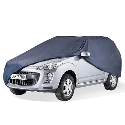 Afbeelding van Cartrend SUV afdekzeil &quot;New Generation&quot; bestand tegen weersinvloeden, blauw polyester vooral voor VW Tiguan.