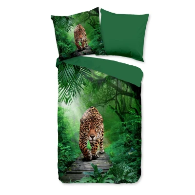 Afbeelding van Pure Dekbedovertrek &quot;luipaard&quot; Multi (135x200 cm) Microfiber