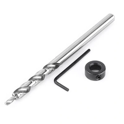 Afbeelding van HSS Pocket Drill Twist Step 3/8&quot; met verstelbare kraag Kreg Stop Collar voor Manual Hole Tool