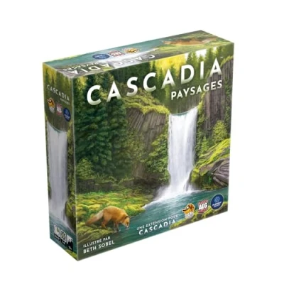 Image de Jeu de stratégie Lucky Duck Games Cascadia Extension Paysages