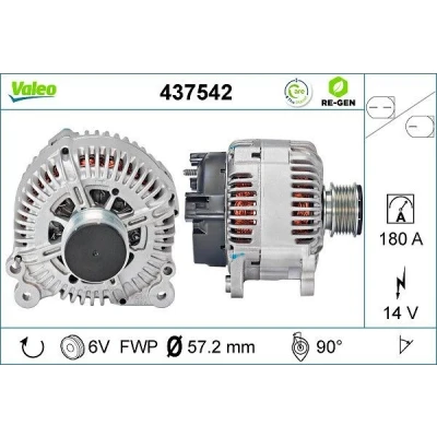 Afbeelding van Valeo Alternator/Dynamo 437542