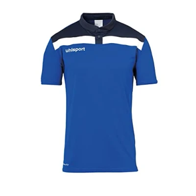 Afbeelding van Uhlsport Offense 23 Polo Heren Royal / Marine Wit Maat: XXL