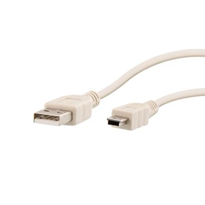 Afbeelding van T&#039;nB kabel USB 2.0 TYPE A MINI B M/M 1M (BLANCO) (1 m),