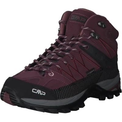 Afbeelding van CMP Rigel MID Trekking Shoes WP Outdoorschoenen, Dames, Maat: 40, Prugna Leer/ synthetisch