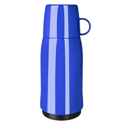 Image de Emsa 502442 rocket bouteille isotherme avec gobelet fermeture à vis 100% hermétique 500ml bleu