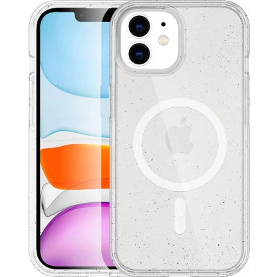 Afbeelding van imoshion Hoesje Geschikt voor iPhone 12 / Pro Sparkle Backcover MagSafe Transparant