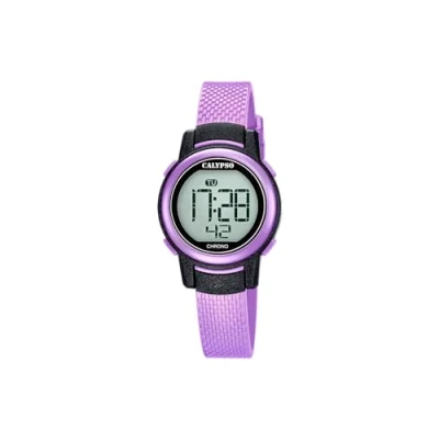 Afbeelding van Calypso K5736/4 digitaal horloge 30 mm 100 meter paars/ zwart