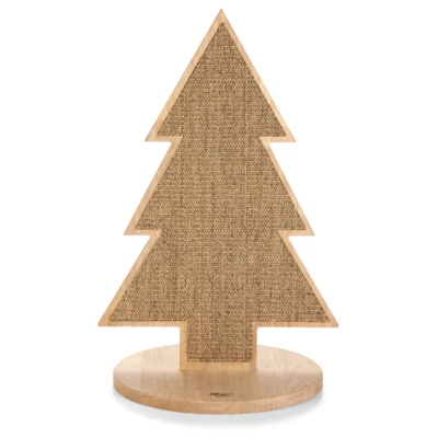 Afbeelding van Designed by Lotte Krab Kerstboom Krabpaal Hout 35x35x62 cm