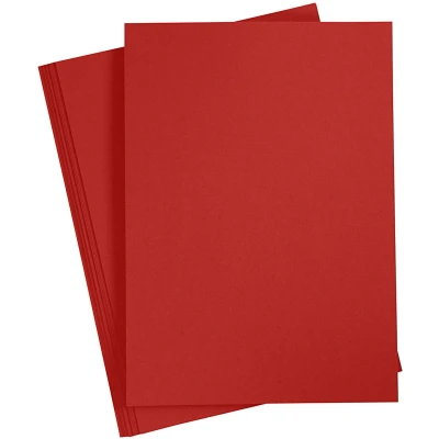 Afbeelding van Creativ Company Gekleurd Karton Bordeaux A4, 20 vel