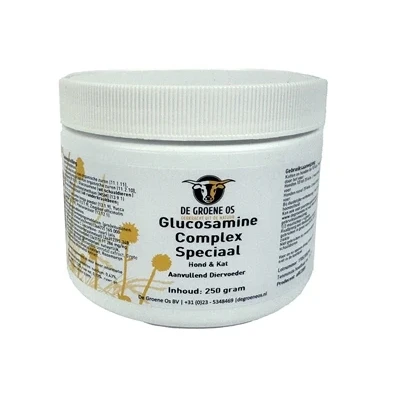 Afbeelding van De Groene Os Glucosamine Complex Speciaal Hond / Kat 250 GR (414648)