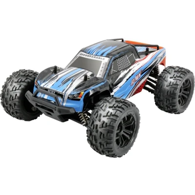 Afbeelding van Reely RAW Blauw Brushed 1:14 RC auto Elektro Monstertruck 4WD RTR 2,4 GHz Incl. accu en lader