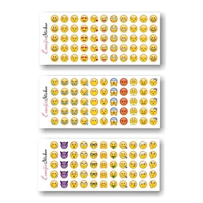 Afbeelding van VOANZO 36 vellen lach gezichten stickers, duivel gezicht smiley emoticons voor laptop mobiele telefoon decoratie grappige emoticon coole