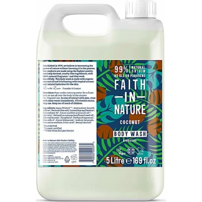 Afbeelding van Faith In Nature Coconut Body Wash 5LT