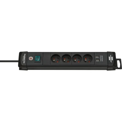 Afbeelding van Penaarde stekkerdoos met USB Brennenstuhl 1.8 meter