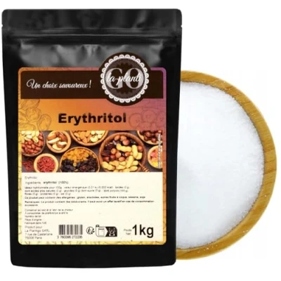 Afbeelding van Erythritol zoetstof, calorievrij, 1 kg LA PLANTIGO