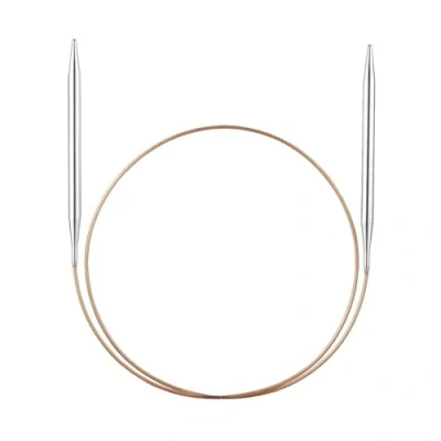Afbeelding van Addi Ad1057100 9.00 rondbreinaalden, 100 cm lengte x 9,00 mm dikte, zilver/goudkleurig