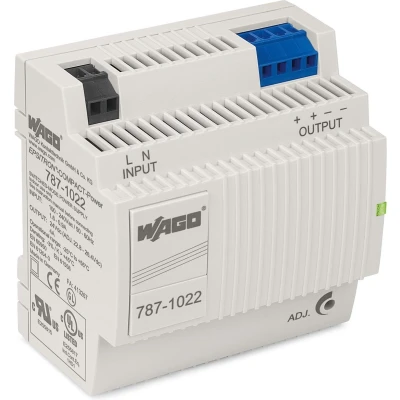 Afbeelding van WAGO EPSITRON® COMPACT POWER 787 1022 DIN rail netvoeding 24 V/DC 4 A 96 W Aantal uitgangen: 2 x Inhoud: 1 stuk(s)