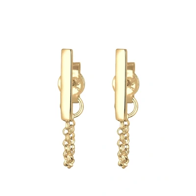 Afbeelding van Elli Geo Basic Oorbellen Gold coloured, Dames, Maat: One Size, coloured