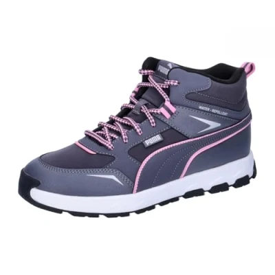 Afbeelding van Puma Evolve Trail JR Unisex Outdoorschoenen voor kinderen, Maat: 37, Galactic gray/mauved out Imitatieleer/ textiel