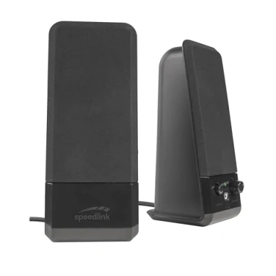 Image de Speedlink Event Haut parleur Actif (Puissance en Sortie 5 W RMS, Réglage Progressif du Volume, Prise 3,5 Mm, Alimentation USB)